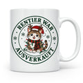 Katzen Weihnachten Tasse Rentier war ausverkauft - Lustiges  – Weiß [farbe:weiß]