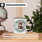 Katzen Weihnachten Tasse Rentier war ausverkauft - Lustiges  – Schwarz [farbe:schwarz]