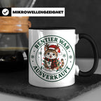 Katzen Weihnachten Tasse Rentier war ausverkauft - Lustiges  – Schwarz [farbe:schwarz]