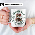 Katzen Weihnachten Tasse Rentier war ausverkauft - Lustiges  – Weiß [farbe:weiß]