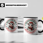 Kuh Weihnachten Tasse Rentier war ausverkauft - Lustiges Ges – Schwarz [farbe:schwarz]