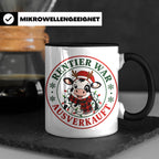 Kuh Weihnachten Tasse Rentier war ausverkauft - Lustiges Ges – Schwarz [farbe:schwarz]