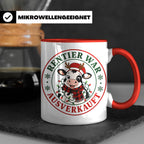 Kuh Weihnachten Tasse Rentier war ausverkauft - Lustiges Ges – Rot [farbe:rot]
