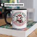Kuh Weihnachten Tasse Rentier war ausverkauft - Lustiges Ges – Schwarz [farbe:schwarz]