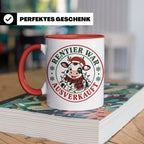 Kuh Weihnachten Tasse Rentier war ausverkauft - Lustiges Ges – Rot [farbe:rot]