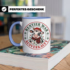 Kuh Weihnachten Tasse Rentier war ausverkauft - Lustiges Ges – Blau [farbe:blau]