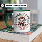 Kuh Weihnachten Tasse Rentier war ausverkauft - Lustiges Ges – Grün [farbe:grün]