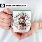 Kuh Weihnachten Tasse Rentier war ausverkauft - Lustiges Ges – Grün [farbe:grün]