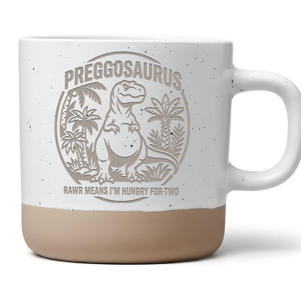 Tasse Preggosaurus Geschenk Schwangerschaft Werdende Mutter Geschenk Lustige Tasse Schwanger Dino Motiv Schwangerschaftsverkündung Geschenk