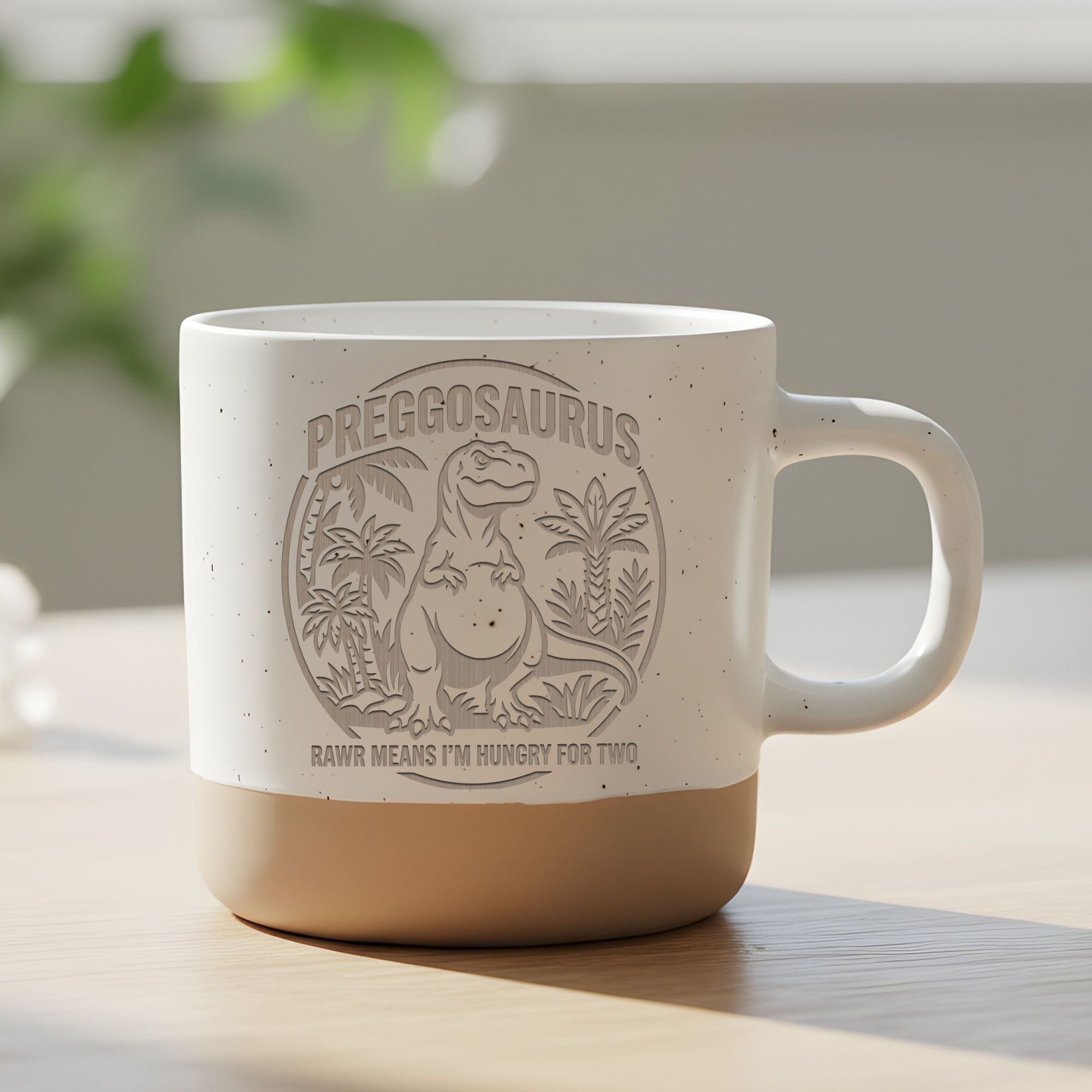 Tasse Preggosaurus Geschenk Schwangerschaft Werdende Mutter Geschenk Lustige Tasse Schwanger Dino Motiv Schwangerschaftsverkündung Geschenk