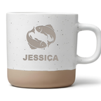 Personalisierte Tasse Fische Wunschname Kaffeetasse mit Sternzeichen ideales Geschenk für Fische-Geborene zum Geburtstag oder für besondere Anlässe