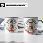 Labrador Weihnachten Tasse Rentier war ausverkauft - Lustige – Blau [farbe:blau]