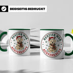 Labrador Weihnachten Tasse Rentier war ausverkauft - Lustige – Grün [farbe:grün]