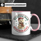 Labrador Weihnachten Tasse Rentier war ausverkauft - Lustige – Rosa [farbe:rosa]
