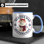 Lama Weihnachten Tasse Rentier war ausverkauft - Lustiges Ge – Blau [farbe:blau]
