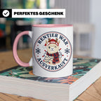 Lama Weihnachten Tasse Rentier war ausverkauft - Lustiges Ge – Rosa [farbe:rosa]
