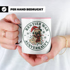 Mops Weihnachten Tasse Rentier war ausverkauft - Lustiges Ge – Rosa [farbe:rosa]