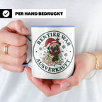 Mops Weihnachten Tasse Rentier war ausverkauft - Lustiges Ge – Blau [farbe:blau]