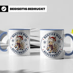 Pferde Weihnachten Tasse Rentier war ausverkauft - Lustiges  – Blau [farbe:blau]