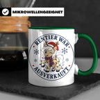 Pferde Weihnachten Tasse Rentier war ausverkauft - Lustiges  – Grün [farbe:grün]