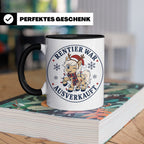 Pferde Weihnachten Tasse Rentier war ausverkauft - Lustiges  – Schwarz [farbe:schwarz]