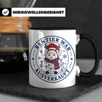 Schaf Weihnachten Tasse Rentier war ausverkauft - Lustiges G – Schwarz [farbe:schwarz]