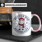 Schaf Weihnachten Tasse Rentier war ausverkauft - Lustiges G – Rosa [farbe:rosa]