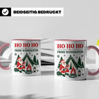 Camping Weihnachten Tasse Weihnachtsmann am Lagerfeuer - Ges – Rosa [farbe:rosa]