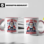 Gaming Weihnachten Tasse Weihnachtsmann mit Controller - Ges – Rosa [farbe:rosa]
