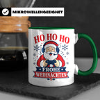 Gaming Weihnachten Tasse Weihnachtsmann mit Controller - Ges – Grün [farbe:grün]