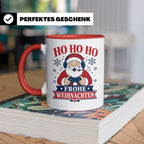 Gaming Weihnachten Tasse Weihnachtsmann mit Controller - Ges – Rot [farbe:rot]