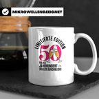 50. Geburtstag Tasse - Limitierte Edition - Halbes Jahrhunde – Weiß [farbe:weiß]