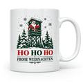 Jäger Weihnachten Tasse Weihnachtsmann auf dem Hochsitz - Ge – Weiß [farbe:weiß]