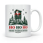 Jäger Weihnachten Tasse Weihnachtsmann auf dem Hochsitz - Ge – Weiß [farbe:weiß]