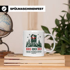 Jäger Weihnachten Tasse Weihnachtsmann auf dem Hochsitz - Ge – Weiß [farbe:weiß]