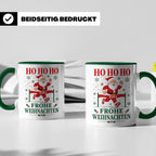 Laufen Weihnachten Tasse Weihnachtsmann im Zieleinlauf - Ges – Grün [farbe:grün]
