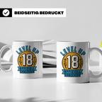 Level Up 18 Geburtstag Tasse - Offiziell Erwachsen Gamer Ges – Weiß [farbe:weiß]