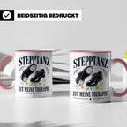 Stepptanz Tasse Stepptanz ist meine Therapie - Geschenk für  – Rosa [farbe:rosa]