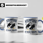 Stepptanz Tasse Stepptanz ist meine Therapie - Geschenk für  – Blau [farbe:blau]