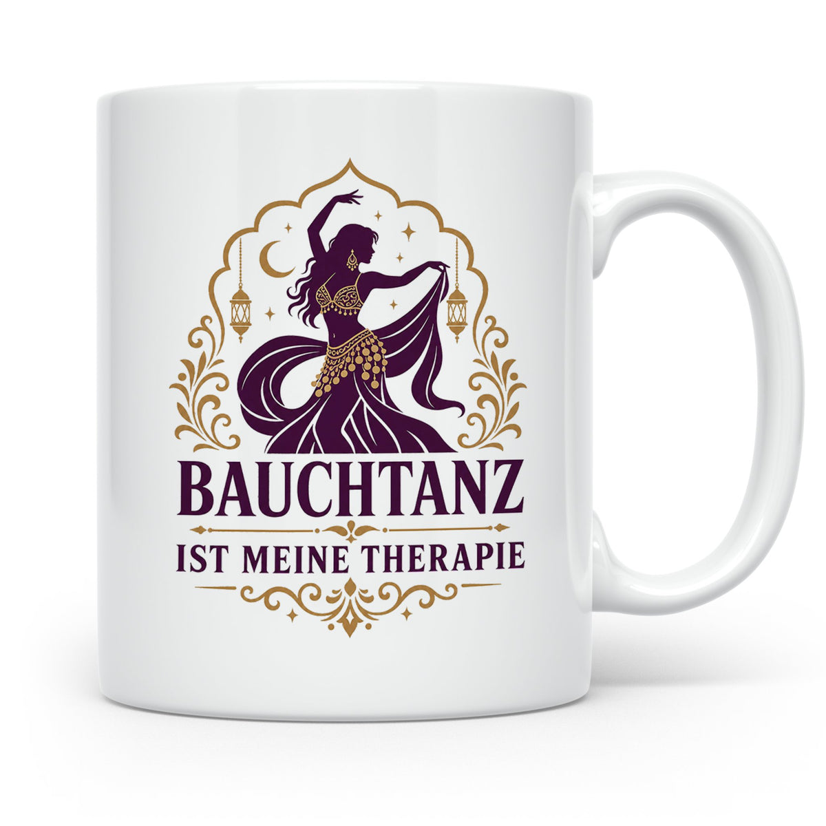 Bauchtanz Tasse Bauchtanz ist meine Therapie - Geschenk für  – Weiß [farbe:weiß]