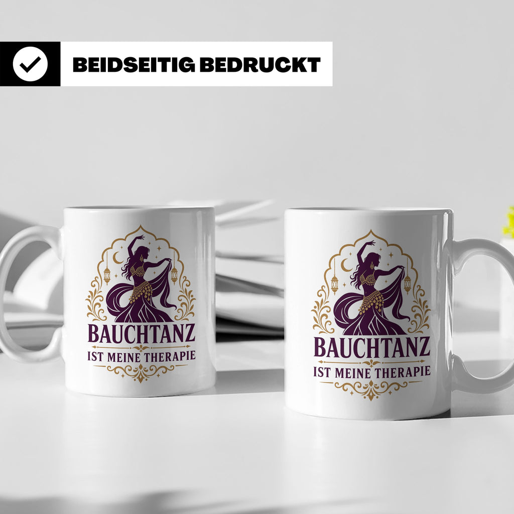 Bauchtanz Tasse Bauchtanz ist meine Therapie - Geschenk für  – Weiß [farbe:weiß]