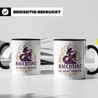Bauchtanz Tasse Bauchtanz ist meine Therapie - Geschenk für  – Schwarz [farbe:schwarz]
