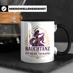 Bauchtanz Tasse Bauchtanz ist meine Therapie - Geschenk für  – Schwarz [farbe:schwarz]