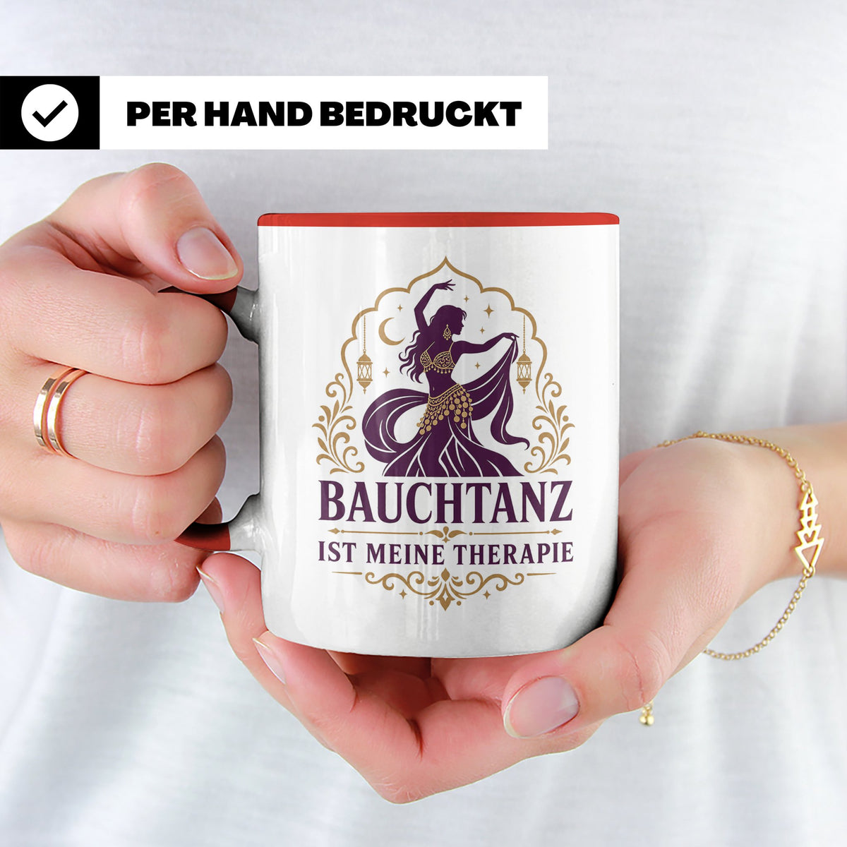 Bauchtanz Tasse Bauchtanz ist meine Therapie - Geschenk für  – Rot [farbe:rot]