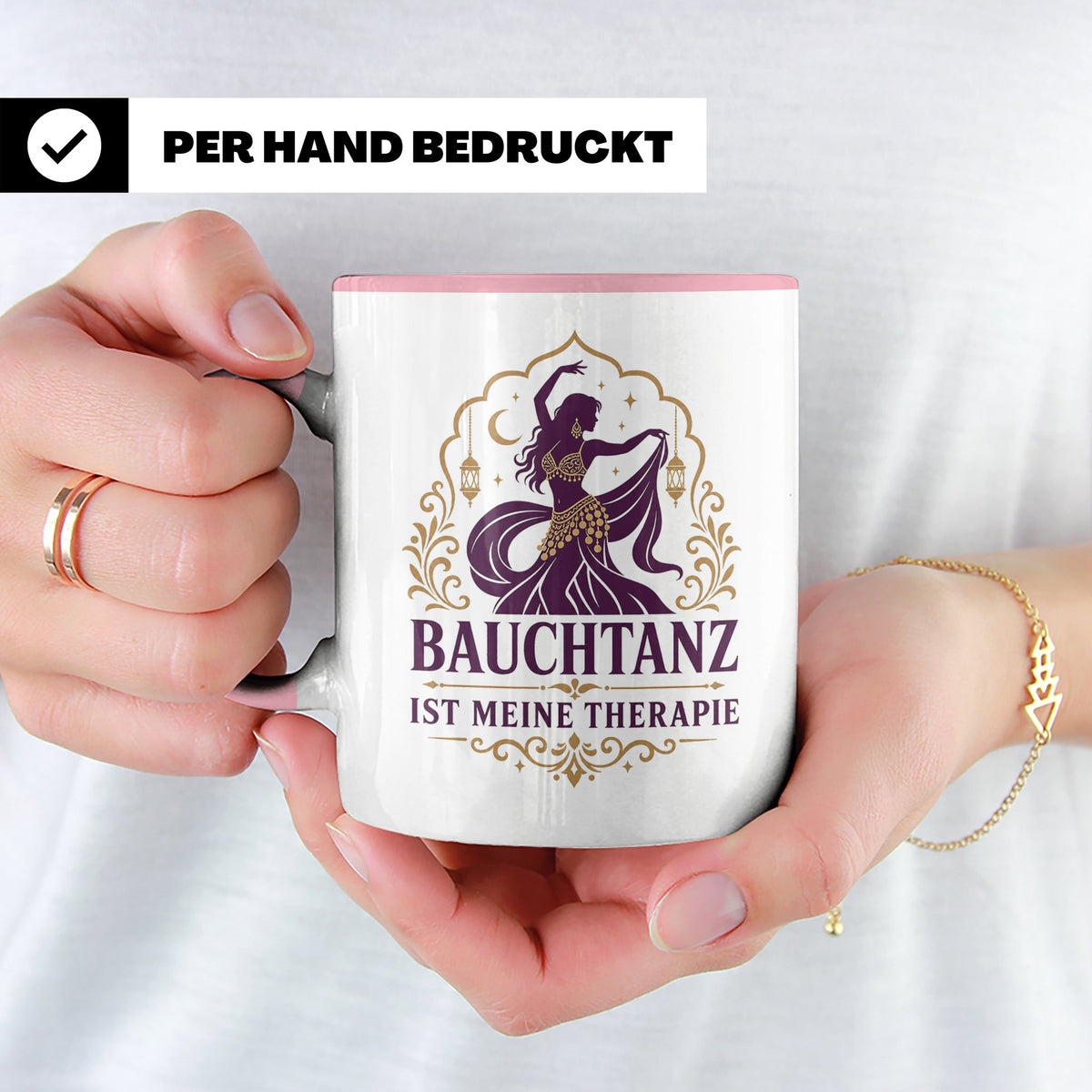 Bauchtanz Tasse Bauchtanz ist meine Therapie - Geschenk für  – Rosa [farbe:rosa]