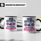 Cheerleading Tasse Mir reichts ich geh zum Cheerleading - Ge – Schwarz [farbe:schwarz]