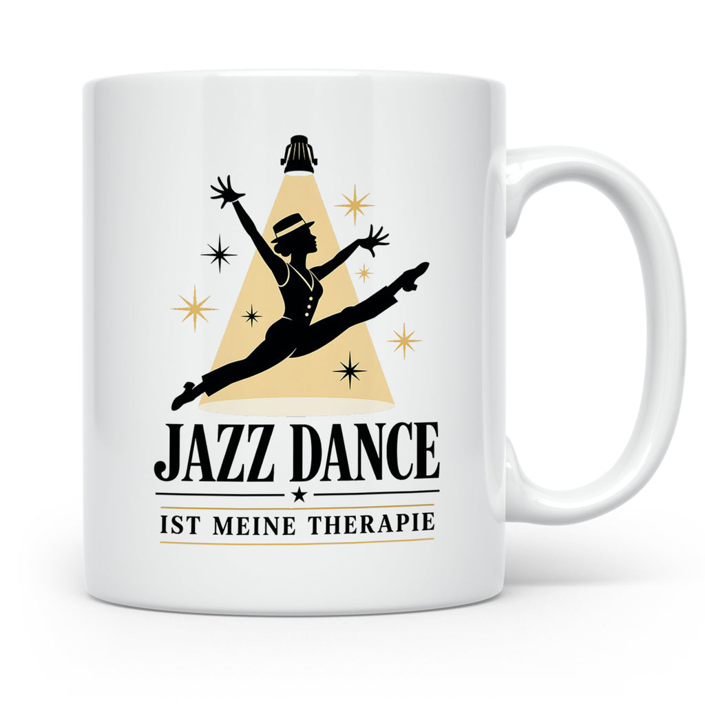 Jazz Dance Tasse Jazz Dance ist meine Therapie - Geschenk fü – Weiß [farbe:weiß]
