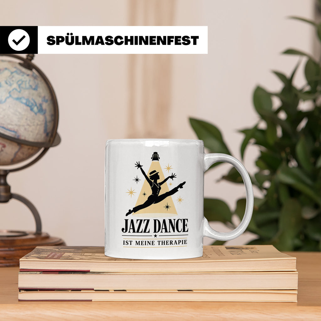 Jazz Dance Tasse Jazz Dance ist meine Therapie - Geschenk fü – Weiß [farbe:weiß]