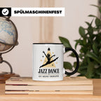Jazz Dance Tasse Jazz Dance ist meine Therapie - Geschenk fü – Schwarz [farbe:schwarz]