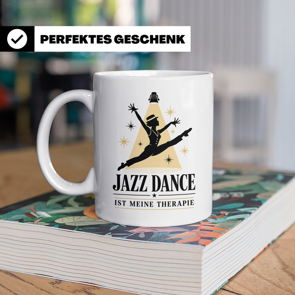 Jazz Dance Tasse Jazz Dance ist meine Therapie - Geschenk fü – Weiß [farbe:weiß]